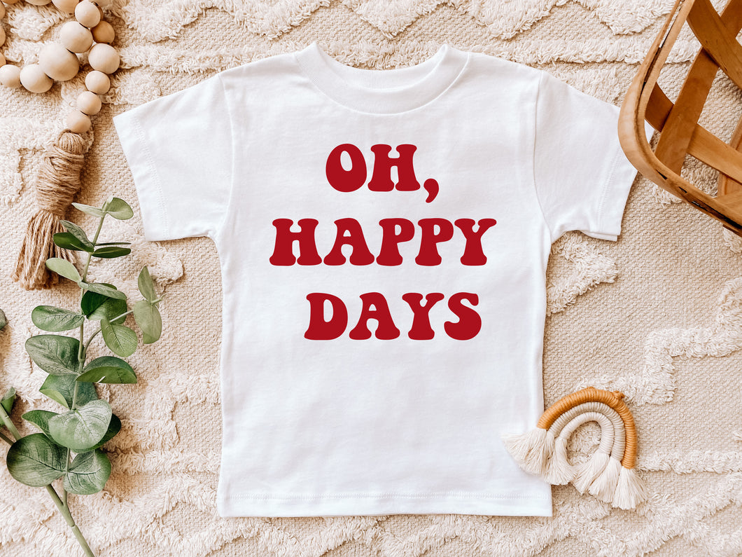 Oh Happy Days-Kid's Tee